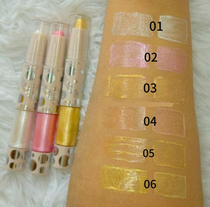 Miss Rose 2 in 1 Liquid & Stick Highlighter – Shimmer Glow