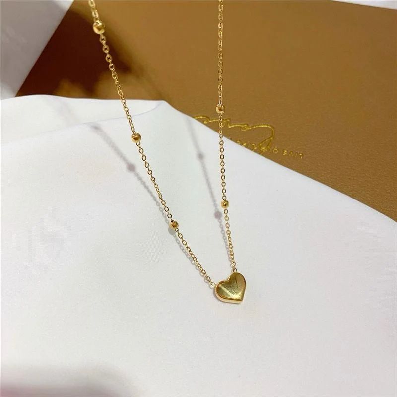 Trendy stainless steel heart pandent