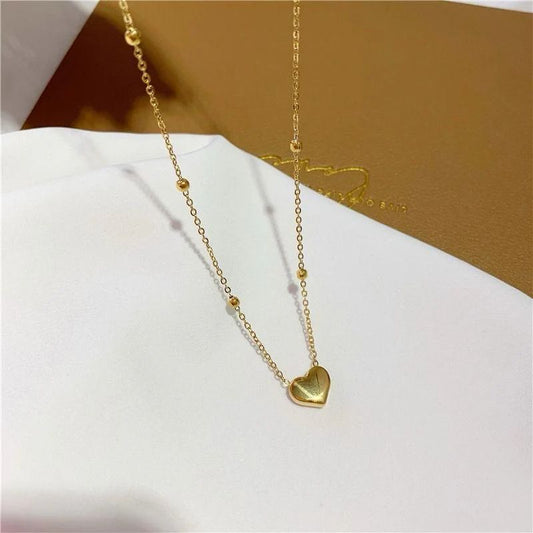 Trendy stainless steel heart pandent