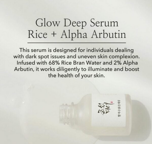 Glow Deep Serum Rice + Alpha Arbutin – 30 ml